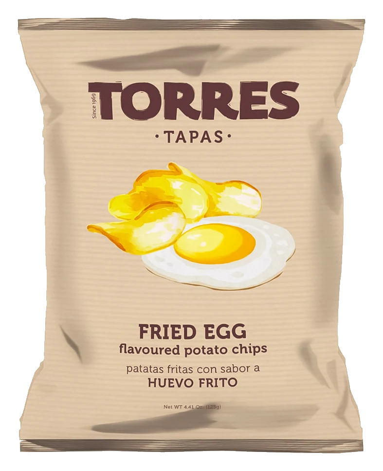 Torres Fried Egg Potato Chips, 4.4 oz