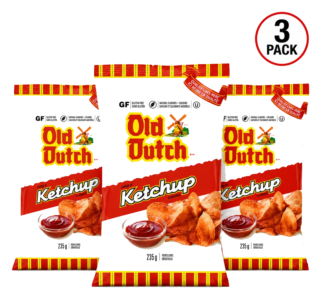 Old Dutch Ketchup Potato Chips, 235g