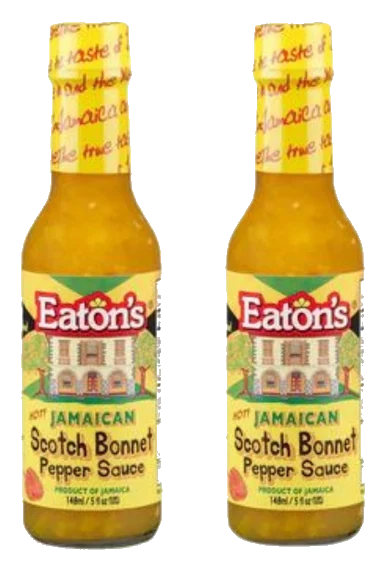 Eaton’s Crushed Scotch Bonnet Pepper Sauce, 2 Pack