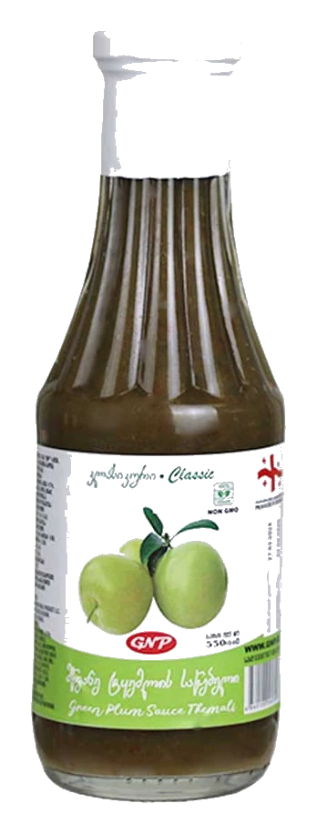 Green Georgian Plum Sauce Tkemali by GNP, 19.4 oz