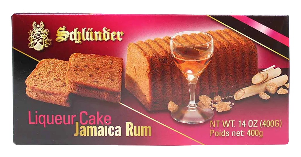 German Jamaica Rum Liqueur Cake by Schlunder, 14 oz