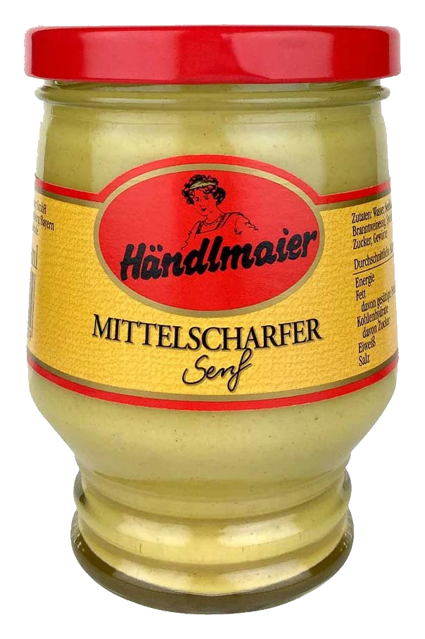 Handlmaier Medium Hot Bavarian Mustard, 8.45 fl oz
