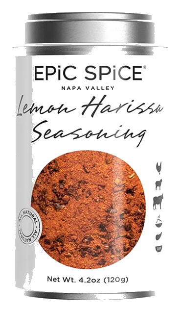 Lemon Harissa Seasoning by Epic Spice, 4.2 oz
