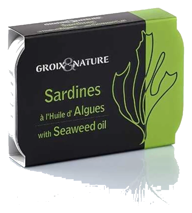 French Sardines with Seaweed Oil by Groix & Nature, 4 oz